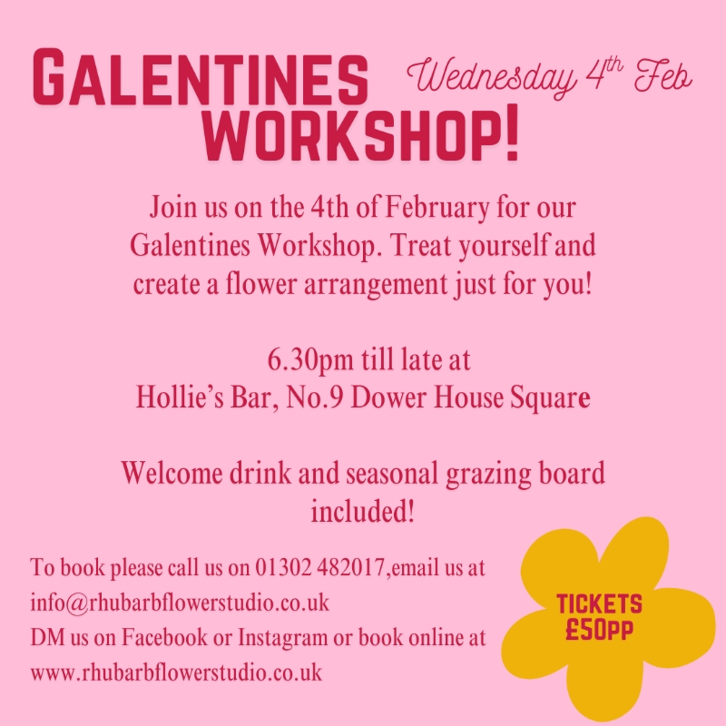 Galentines Workshop with Rhubarb