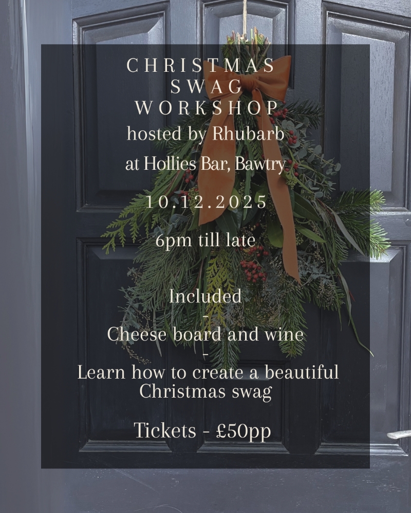 Christmas Swag Workshop with Rhubarb 10.12.2025
