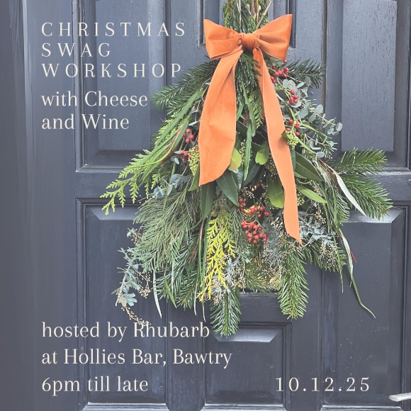 Christmas Swag Workshop with Rhubarb 10.12.2025