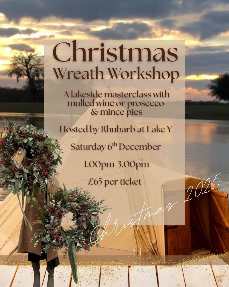 Christmas Wreath Workshop with Rhubarb 06.12.2025