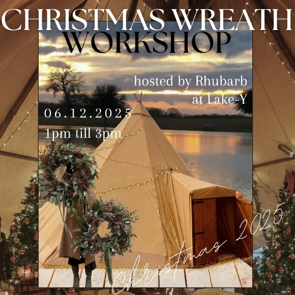 Christmas Wreath Workshop with Rhubarb 06.12.2025