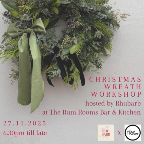 Christmas Wreath Workshop with Rhubarb 27.11.2025